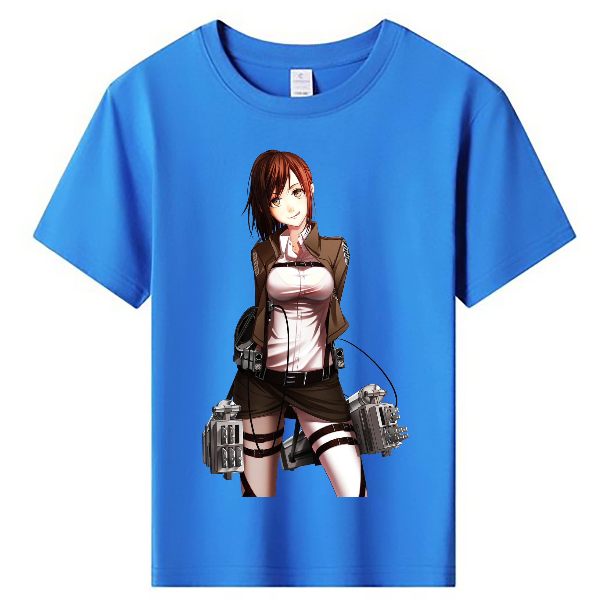 （画像用） 進撃の巨人 サシャ·ブラウス Attack on Titan Sasha Blaus 綿100％キッズTシャツ（フロントプリント）